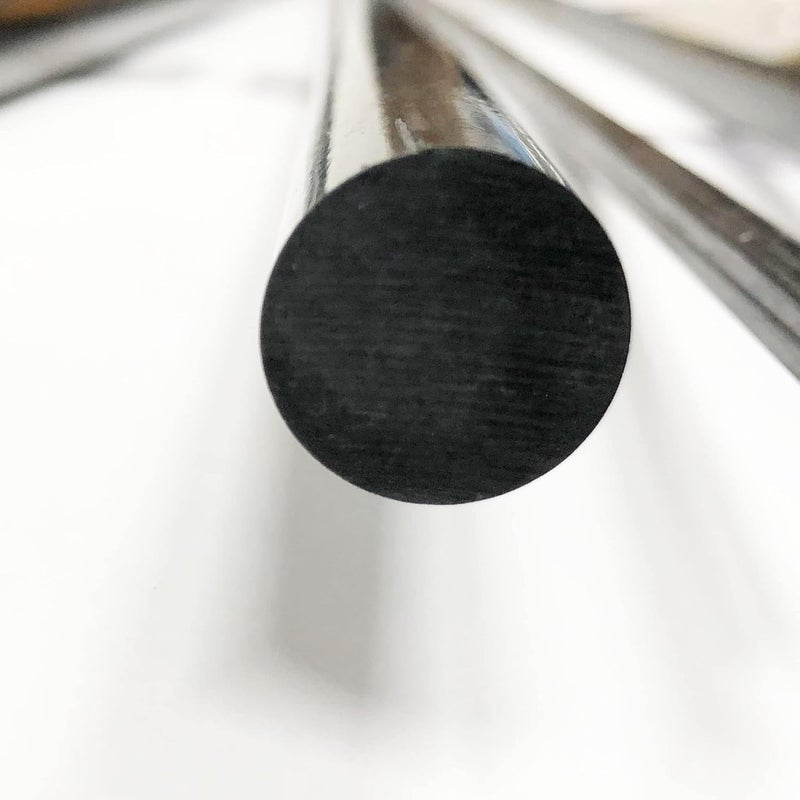 KARBXON 3mm x 1000mm Round Carbon Fiber Rod - Black Matte Finish - Industrial Grade - Carbon Fiber - Image 4